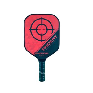 Engage Pickleball Trident Pickleball Paddle - Pickleball Paddles with Polymer Core - USAPA Approved Pickleball Paddles Pickleball Rackets for Adults - Standard (Red Horizon)