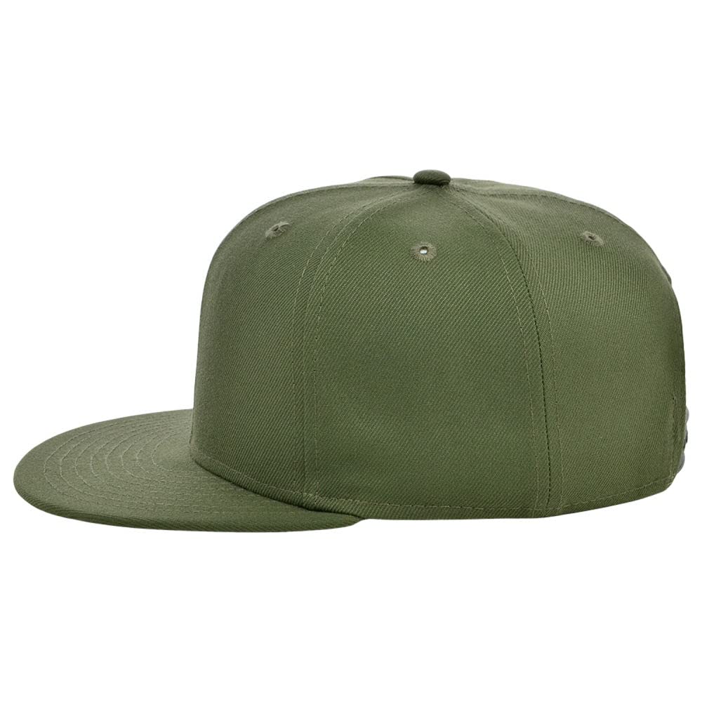 Lids Blank Dime Adjustable Snapback Hat Olive