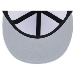 Lids Blank Dime Adjustable Snapback Hat White