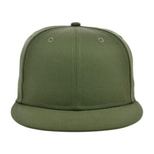 Lids Blank Dime Adjustable Snapback Hat Olive