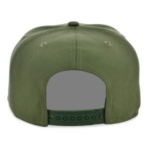 Lids Blank Dime Adjustable Snapback Hat Olive