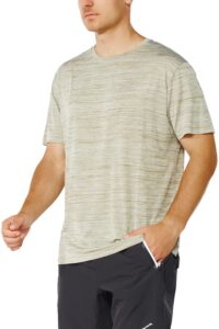 gramval men's crew t-shirt,light weight dry-fit moisture wicking active athletic performance