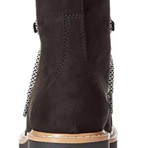 The Drop Women's Caleb Shearling Hiking Boot Black, 7.5