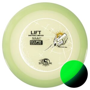 streamline discs eclipse glow 2.0 lift disc golf distance driver (170-175g)