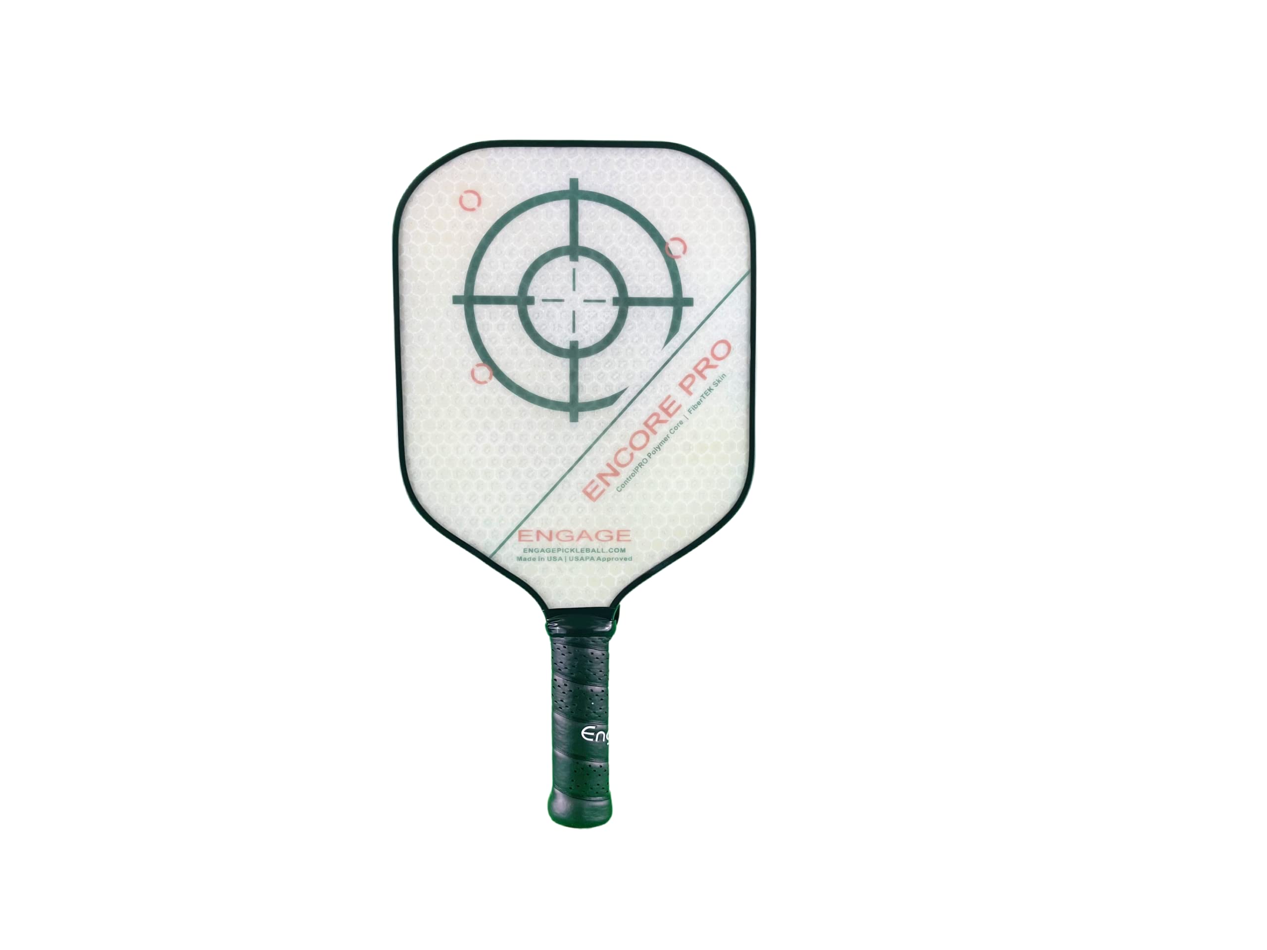 Engage Pickleball Encore Pro Pickleball Paddle - Pickleball Paddles with Polymer Core - USAPA Approved Pickleball Paddles Pickleball Rackets for Adults - Lite (Ruby Red)