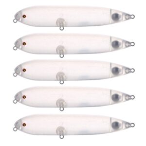 L PATTERN 20pcs/lot Fishing Lures Blank Unpainted Fishing Crankbait Blanks with Free Eyes Kit Blank Hard Lures Kit Fishing Baits Sets, 11.5cm/14g