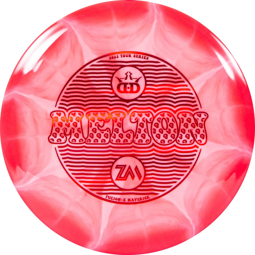 Dynamic Discs Limited Edition 2022 Team Series Zach Melton Fuzion-X Burst Maverick Fairway Driver Golf Disc [Colors Will Vary] - 173-176g