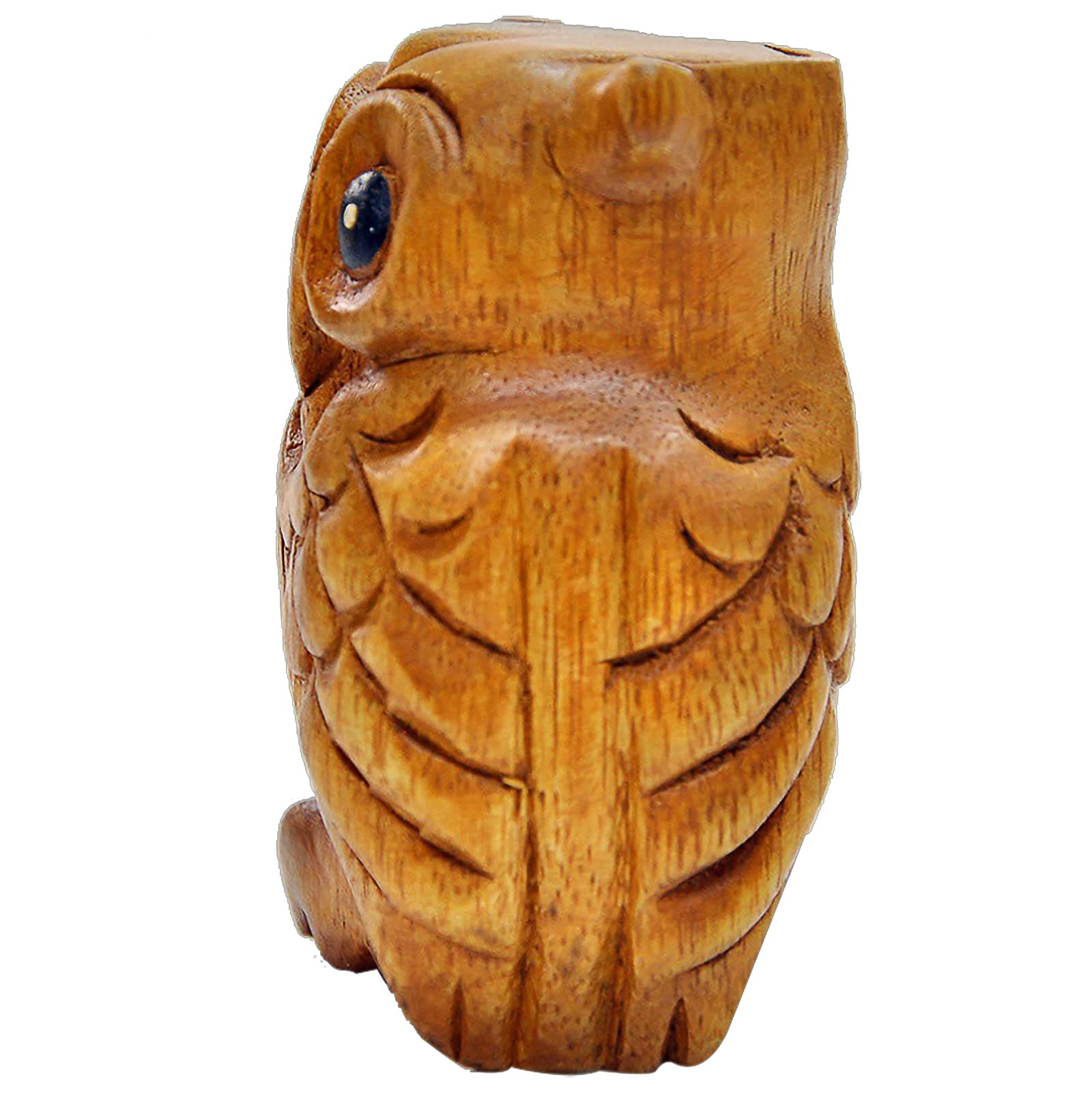 Wooden Guiro Rasp Instrument - Frog, Cricket and Owl Set 3, Musical Percussion Tone Block Craft