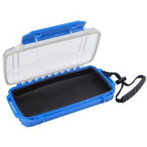 Hlotmeky Dry Box Waterproof Box for Kayaking Boat Waterproof Phone Box Small Waterproof Container Watertight Storage Box Diving Dry Case (Blue)