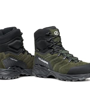 SCARPA Rush Polar GTX Waterproof Gore-Tex Synthetic Insulated Boots for Hiking and Trekking - Thyme Green - 10-10.5 Women/9-9.5 Men