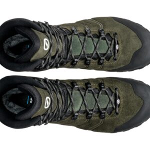 SCARPA Rush Polar GTX Waterproof Gore-Tex Synthetic Insulated Boots for Hiking and Trekking - Thyme Green - 10-10.5 Women/9-9.5 Men