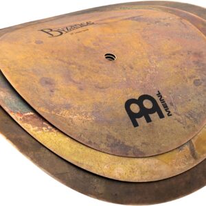 Meinl Cymbals Byzance Vintage 3-Piece Smack Stack Cymbal Pack 10", 12", 14" — Made in Turkey — B20 Bronze, 2-Year Warranty (B024VSM)