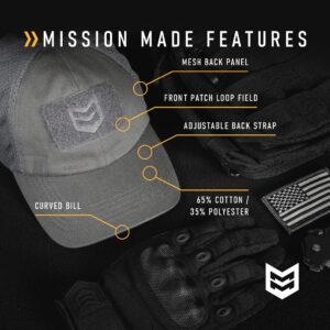 MISSION MADE Mesh Tactical Cap (Wolf Gray)