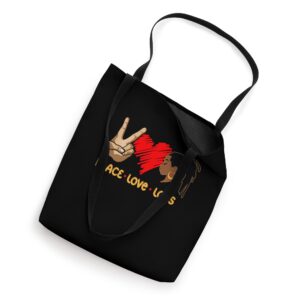 Peace Love And Locs Hair Hair Fashion Loc'd Tote Bag