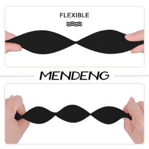 MENDENG Suspenders for Men Hook-Clips Convertible Mens Suspenders for Jeans Heavy Duty Swivel Belt Loop Braces Black