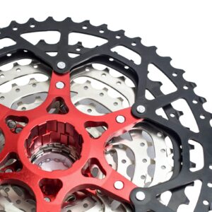 VG SPORTS 8/9/10/11/12 Speed Ultra-Light Bike Cassette for Mountain Bike 11-40T/11-42T/11-46T/11-50T/11-52T MTB Cassette Lightweight Aluminum Bracket Cassette