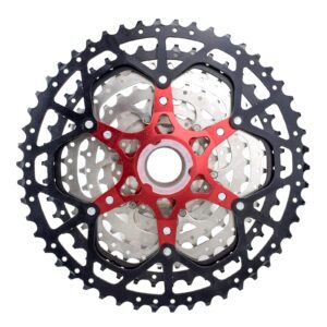 VG SPORTS 8/9/10/11/12 Speed Ultra-Light Bike Cassette for Mountain Bike 11-40T/11-42T/11-46T/11-50T/11-52T MTB Cassette Lightweight Aluminum Bracket Cassette