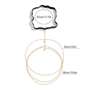 Sexy Multi-layer Pearl Pendant Leg Chain Summer Beach Adjustable Thigh Chain Jewelry Bikini Body Thigh Chain Jewelry for Women