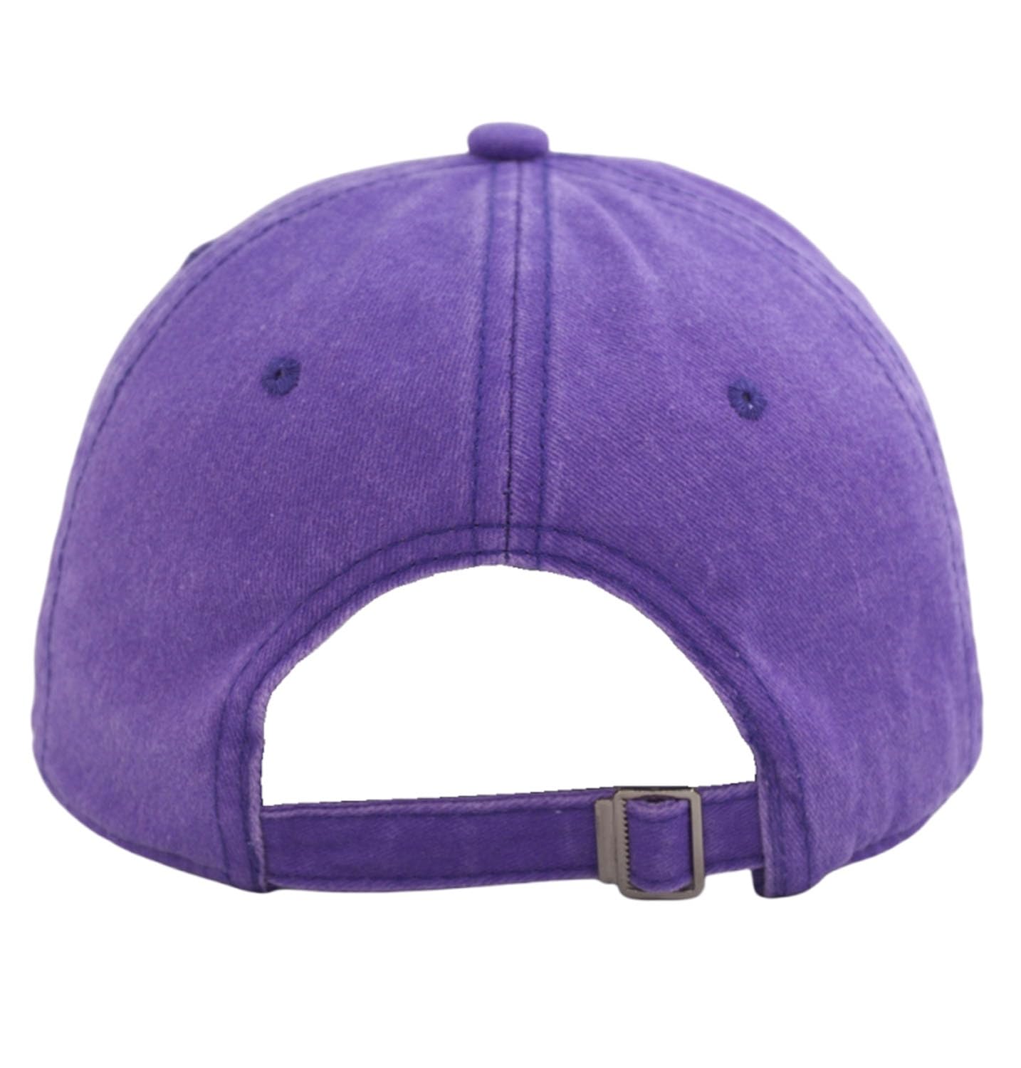 YEANIY Vintage Washed Cotton Purple Baseball Caps Adjustable Unstructured Soft Blank Casual Dad Ball Hats for Men Women