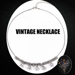 CIBILAI Necklace for Women (White)