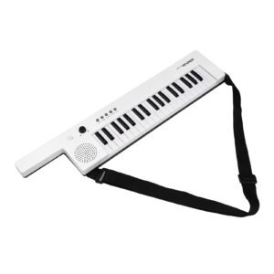 PENCHEN Guitar Electronic Piano with Mini Keyboard 37-Key Electronic Keyboard Piano Rechargeable Children' s Piano