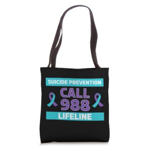 988 shirt - suicide prevention 988 shirt. suicide awareness tote bag