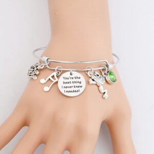 SEIRAA Frog Princess Bracelet You’re the Best Thing I Never Know I Needed Frog Bracelet for Women Frog Stroy Inspired (Frog Bracelet)