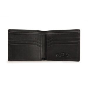 Black Polished Stingray Wallet Medium