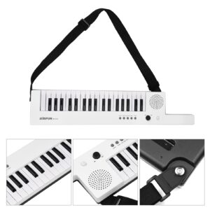 PENCHEN Guitar Electronic Piano with Mini Keyboard 37-Key Electronic Keyboard Piano Rechargeable Children' s Piano