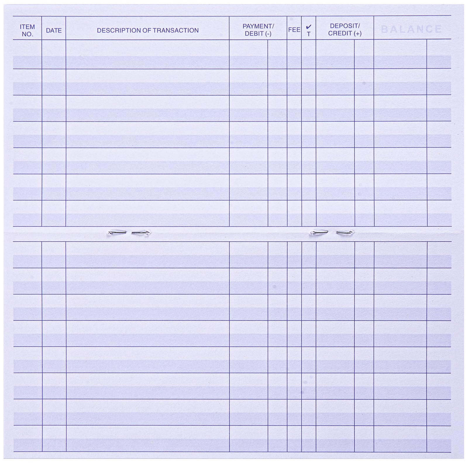 12PCS Check Registers for Personal Checkbook, Easy to Read Checkbook Register