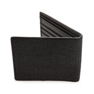 Black Polished Stingray Wallet Medium