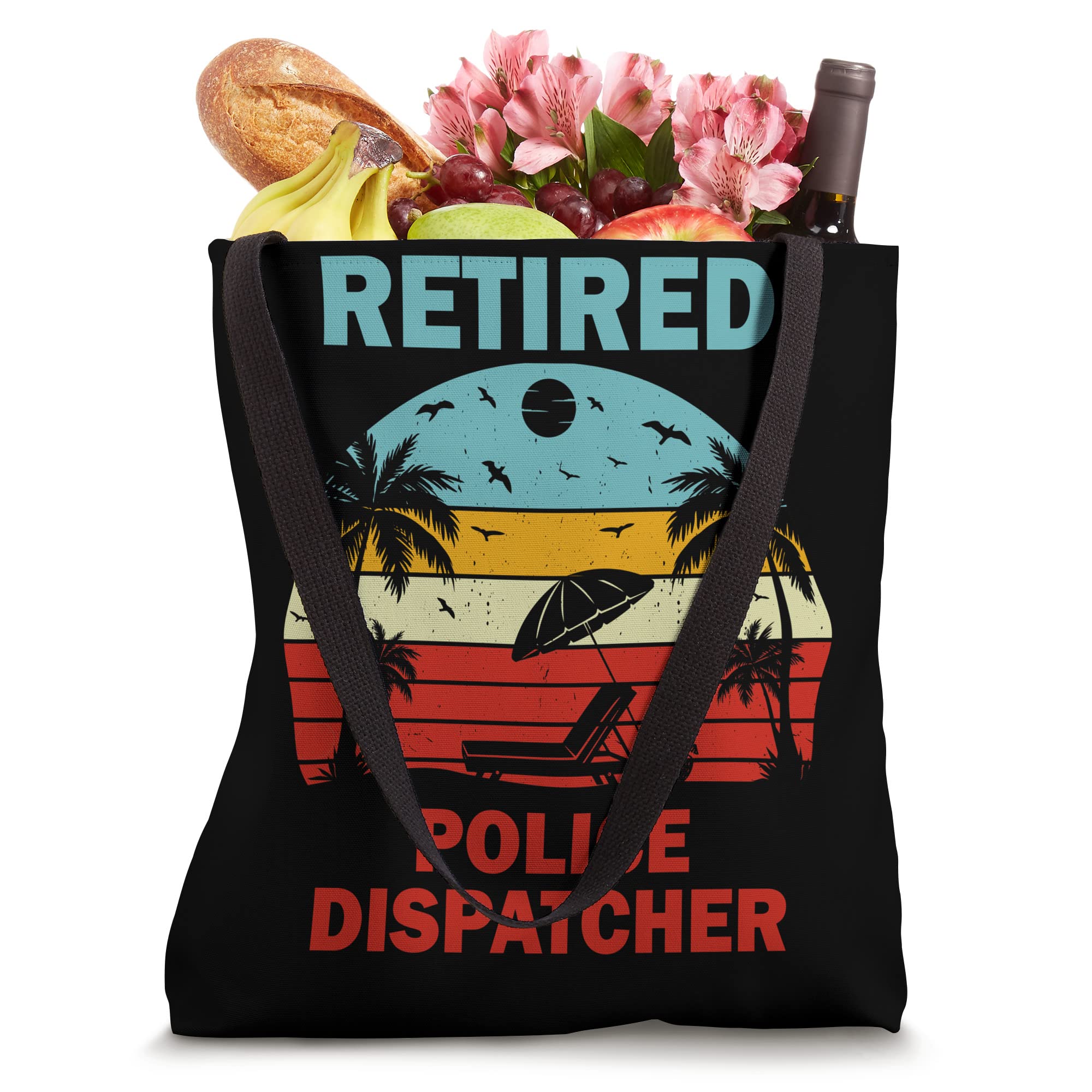 Retired Police Dispatcher Retirement Party Tote Bag