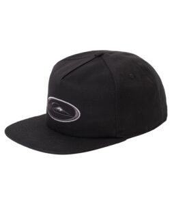 quiksilver mens 5 panel hats - mean doggin (black, one size)