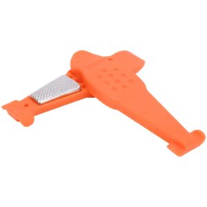 BORDSTRACT Bike Tire Lever, Pocket Multifunction Bike Tire Repair Tool, Tire Lever and Rasp, for Road Bike, Mountain Bike Emergency Tire Repair(Orange)