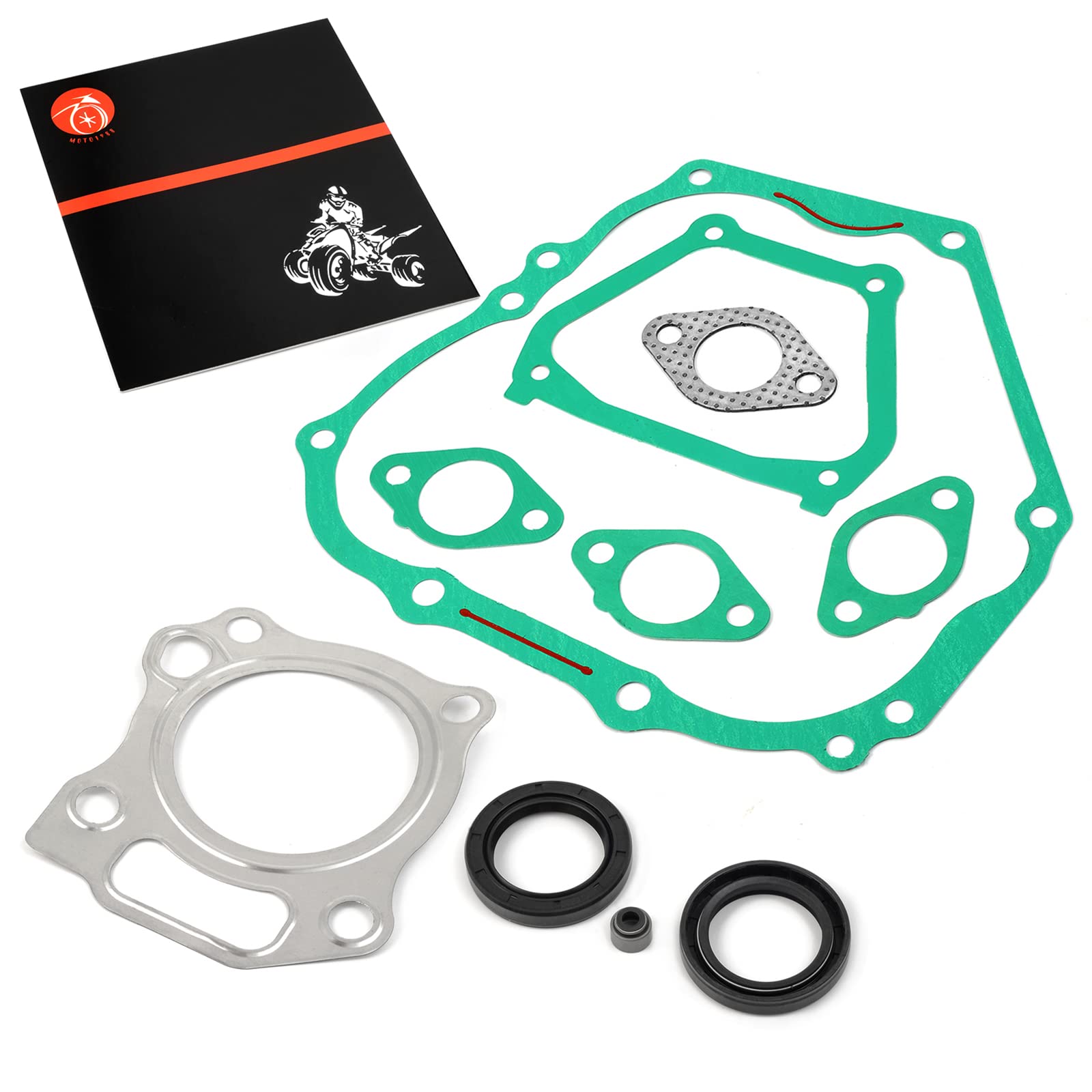 301cc Piston & Ring and Gasket Seal Engine Rebuild Kit STD Compatible with Yamaha Golf Cart G11 G16 G20 1996-2002