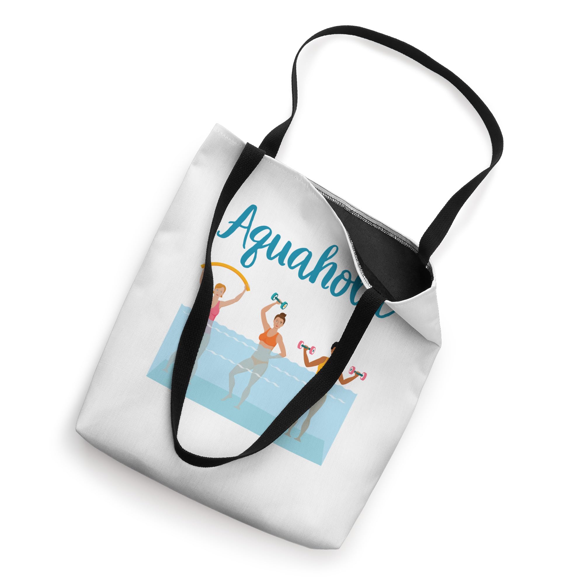 Aquaholic Water Aerobics Aquatic Fitness Waterobics Women Tote Bag