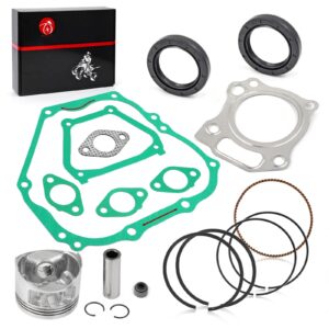 301cc Piston & Ring and Gasket Seal Engine Rebuild Kit STD Compatible with Yamaha Golf Cart G11 G16 G20 1996-2002