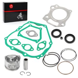 301cc Piston & Ring and Gasket Seal Engine Rebuild Kit STD Compatible with Yamaha Golf Cart G11 G16 G20 1996-2002