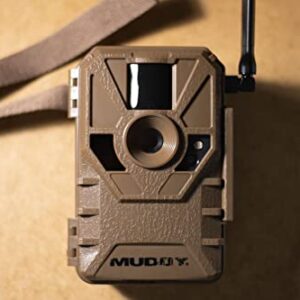 Muddy Outdoors Manifest 2.0 Cellular Trail Camera, Quick SCAN AR Code, 16 MEGAPIXELS, AT&T and VERIZON, Stealth CAM Command APP, Brown