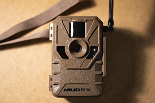 Muddy Outdoors Manifest 2.0 Cellular Trail Camera, Quick SCAN AR Code, 16 MEGAPIXELS, AT&T and VERIZON, Stealth CAM Command APP, Brown