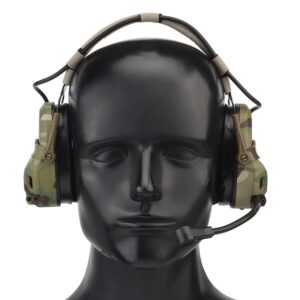 Tactical Headset Hunting Shooting Noise Reduction Headset for OPS Core ARC and Wendy M-LOK Helmet Head Mounted 2 in 1 GEN 6