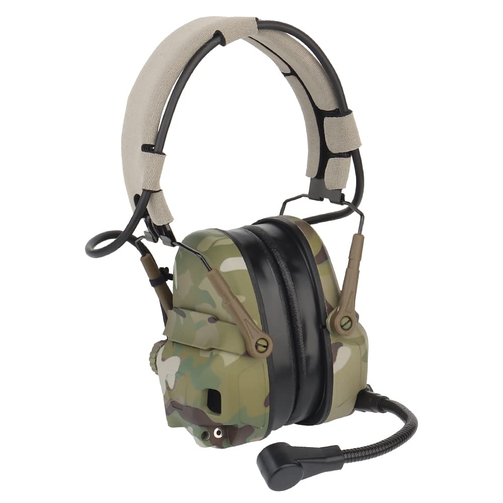 Tactical Headset Hunting Shooting Noise Reduction Headset for OPS Core ARC and Wendy M-LOK Helmet Head Mounted 2 in 1 GEN 6