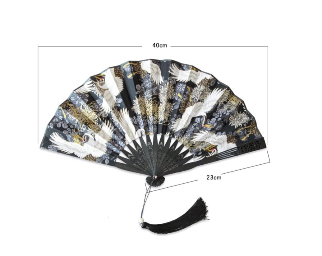 Folding Hand Fan Folding Fan Handheld Folded Fan Japanese Women's Cherry Blossom Folding Fan, Outdoor Home Decoration, Dance, Wedding Gifts, Souvenirs Fan Foldable Fan Hand Held Fans