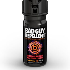 Byrna BGR Hell Pepper | Powerful Pepper Spray | Attacker Tracker UV Marking DYE Technology | Military Strength Self-Defense Stream Spray - (2 OZ)