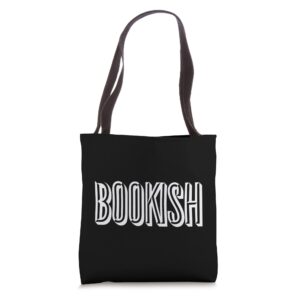 bookish tote bag