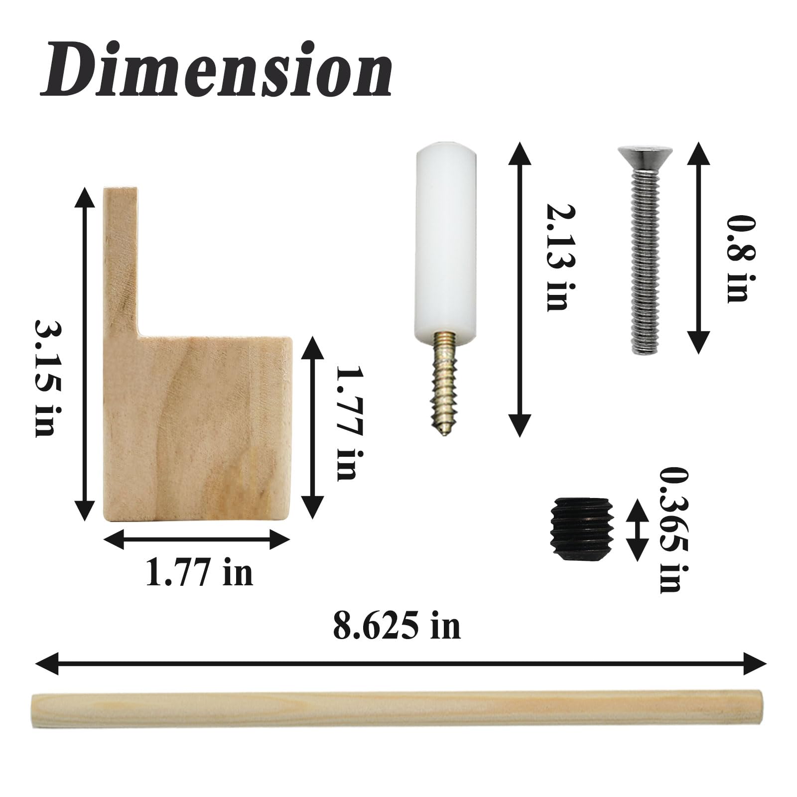 AN3694 Acoustic Guitar Bridge Pins - Work to Enhance the Volume and Tone of Guitar