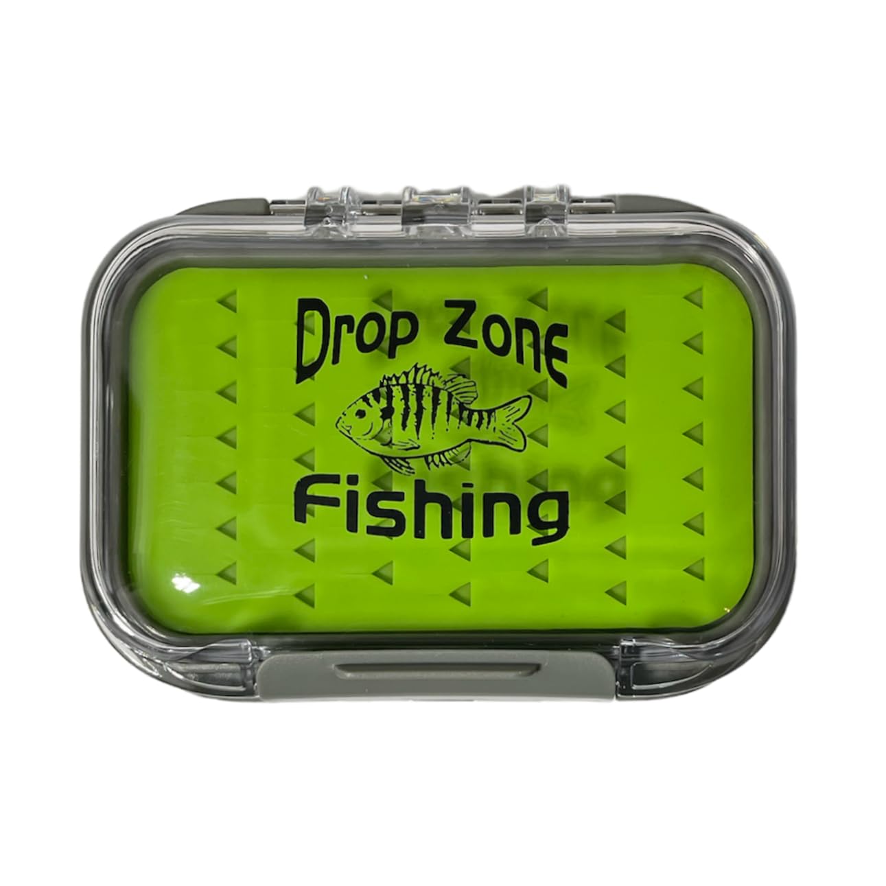 Ice Jig/Fly Box - Two Sided - Holds 98 Jigs Green