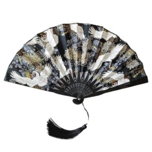 folding hand fan folding fan handheld folded fan japanese women's cherry blossom folding fan, outdoor home decoration, dance, wedding gifts, souvenirs fan foldable fan hand held fans