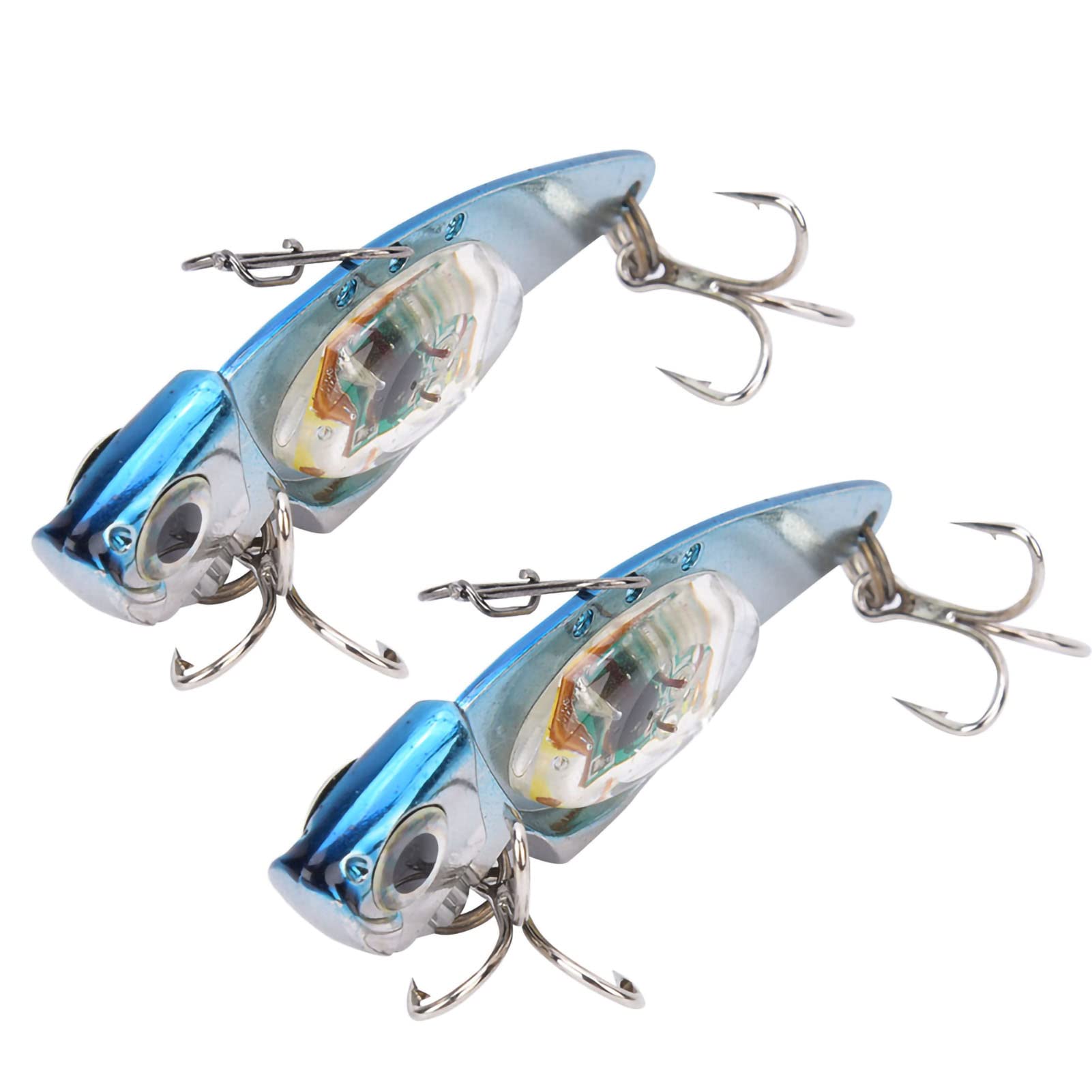 ZPSHYD 2 PCS Fishing Lure Light, Underwater Night Light lamp Fishing Tackle Attractor Bait Fish Tool Accessories