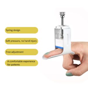 ZJchao Finger Straightener, Adjustable Hand Injury Finger Rehabilitation Tool Joint Pressing Device Arthritis Injury Holder Joint Support Brace for Correcting Finger Flexion Correction Assist Tool